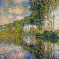 Monet, Claude Oscar - Poplars on the Banks of the River Epte